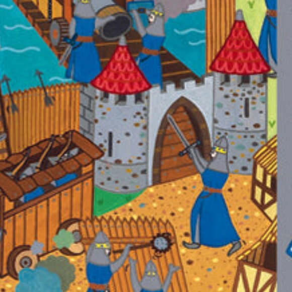 New Sealed Djeco 🧩Puzzle 54pcs Knights🐴& Observation Game for  Age 4+ - Picture 3 of 16